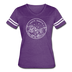 South Dakota Women’s Vintage Sport T-Shirt - State Design Women’s South Dakota Shirt - vintage purple/white