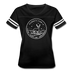 Pennsylvania Women’s Vintage Sport T-Shirt - State Design Women’s Pennsylvania Shirt - black/white