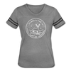 Pennsylvania Women’s Vintage Sport T-Shirt - State Design Women’s Pennsylvania Shirt - heather gray/charcoal
