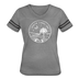 South Carolina Women’s Vintage Sport T-Shirt - State Design Women’s South Carolina Shirt - heather gray/charcoal