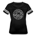 Tennessee Women’s Vintage Sport T-Shirt - State Design Women’s Tennessee Shirt - black/white