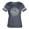 Tennessee Women’s Vintage Sport T-Shirt - State Design Women’s Tennessee Shirt - vintage navy/white
