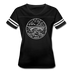 West Virginia Women’s Vintage Sport T-Shirt - State Design Women’s West Virginia Shirt - black/white