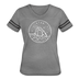 Utah Women’s Vintage Sport T-Shirt - State Design Women’s Utah Shirt - heather gray/charcoal