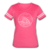 Utah Women’s Vintage Sport T-Shirt - State Design Women’s Utah Shirt - vintage pink/white