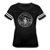 Texas Women’s Vintage Sport T-Shirt - State Design Women’s Texas Shirt - black/white