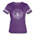 Texas Women’s Vintage Sport T-Shirt - State Design Women’s Texas Shirt - vintage purple/white