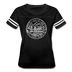 Virginia Women’s Vintage Sport T-Shirt - State Design Women’s Virginia Shirt - black/white