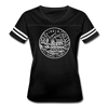 Virginia Women’s Vintage Sport T-Shirt - State Design Women’s Virginia Shirt - black/white