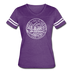 Virginia Women’s Vintage Sport T-Shirt - State Design Women’s Virginia Shirt - vintage purple/white