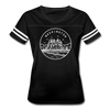 Washington Women’s Vintage Sport T-Shirt - State Design Women’s Washington Shirt - black/white