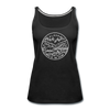 Alaska Women’s Tank Top - State Design Women’s Alaska Tank Top - black