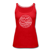 Alaska Women’s Tank Top - State Design Women’s Alaska Tank Top - red