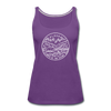 Alaska Women’s Tank Top - State Design Women’s Alaska Tank Top - purple