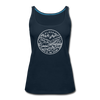 Alaska Women’s Tank Top - State Design Women’s Alaska Tank Top - deep navy