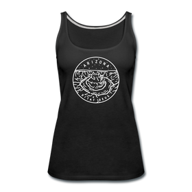 Arizona Women’s Tank Top - State Design Women’s Arizona Tank Top - black