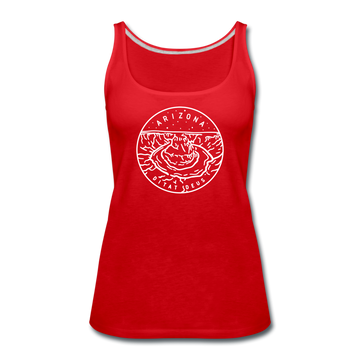 Arizona Women’s Tank Top - State Design Women’s Arizona Tank Top - red