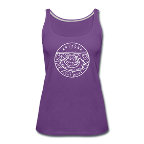 Arizona Women’s Tank Top - State Design Women’s Arizona Tank Top - purple