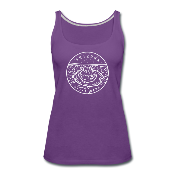 Arizona Women’s Tank Top - State Design Women’s Arizona Tank Top - purple
