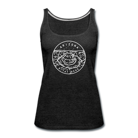 Arizona Women’s Tank Top - State Design Women’s Arizona Tank Top - charcoal gray