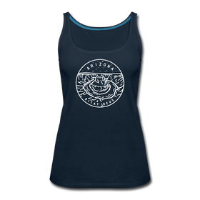 Arizona Women’s Tank Top - State Design Women’s Arizona Tank Top - deep navy