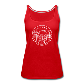Alabama Women’s Tank Top - State Design Women’s Alabama Tank Top - red