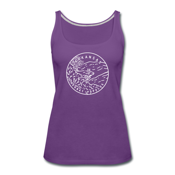 Arkansas Women’s Tank Top - State Design Women’s Arkansas Tank Top - purple