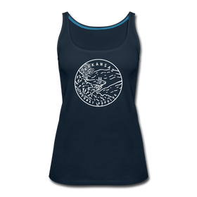 Arkansas Women’s Tank Top - State Design Women’s Arkansas Tank Top - deep navy