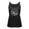 California Women’s Tank Top - State Design Women’s California Tank Top - charcoal gray