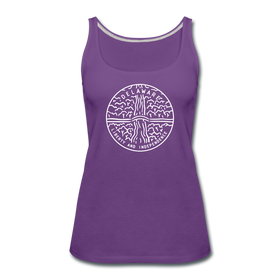 Delaware Women’s Tank Top - State Design Women’s Delaware Tank Top - purple