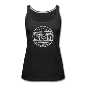 Florida Women’s Tank Top - State Design Women’s Florida Tank Top - black