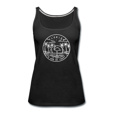 Florida Women’s Tank Top - State Design Women’s Florida Tank Top - black