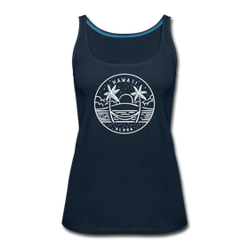 Hawaii Women’s Tank Top - State Design Women’s Hawaii Tank Top - deep navy