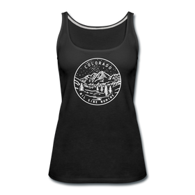 Colorado Women’s Tank Top - State Design Women’s Colorado Tank Top - black