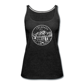 Colorado Women’s Tank Top - State Design Women’s Colorado Tank Top - charcoal gray