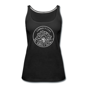 Connecticut Women’s Tank Top - State Design Women’s Connecticut Tank Top - black