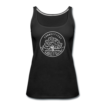 Connecticut Women’s Tank Top - State Design Women’s Connecticut Tank Top - black