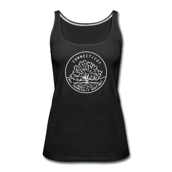 Connecticut Women’s Tank Top - State Design Women’s Connecticut Tank Top - black