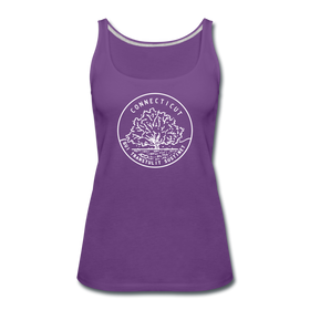 Connecticut Women’s Tank Top - State Design Women’s Connecticut Tank Top - purple