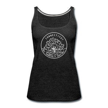 Connecticut Women’s Tank Top - State Design Women’s Connecticut Tank Top - charcoal gray