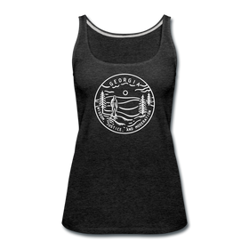 Georgia Women’s Tank Top - State Design Women’s Georgia Tank Top - charcoal gray