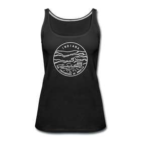Indiana Women’s Tank Top - State Design Women’s Indiana Tank Top - black