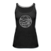 Indiana Women’s Tank Top - State Design Women’s Indiana Tank Top - black