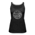 Indiana Women’s Tank Top - State Design Women’s Indiana Tank Top - charcoal gray