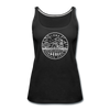 Iowa Women’s Tank Top - State Design Women’s Iowa Tank Top - black