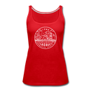 Iowa Women’s Tank Top - State Design Women’s Iowa Tank Top - red