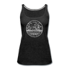 Iowa Women’s Tank Top - State Design Women’s Iowa Tank Top - charcoal gray