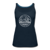 Iowa Women’s Tank Top - State Design Women’s Iowa Tank Top - deep navy