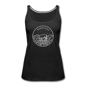 Kentucky Women’s Tank Top - State Design Women’s Kentucky Tank Top - black