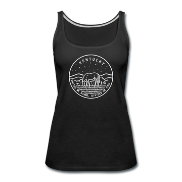 Kentucky Women’s Tank Top - State Design Women’s Kentucky Tank Top - black